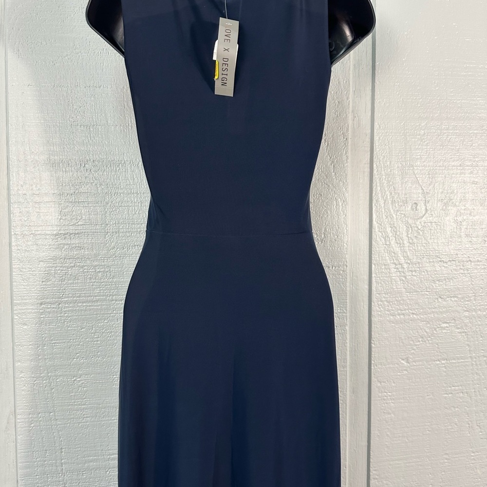 Love x Design Women’s Navy Maxi Dress Size XS NWT - Picture 5 of 9